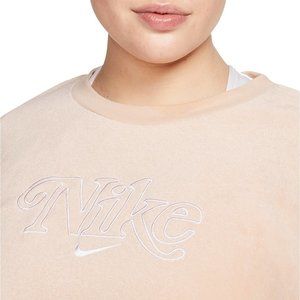 Nike cropped french terry sweatshirt